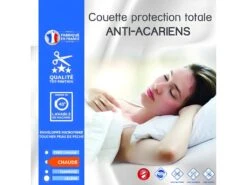 Couette Protection Totale Anti Acariens 400 Gr/m² 240 X 260 Cm Pour Lit "king Size"