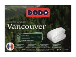 Couette Chaude 400gr/m² VANCOUVER 140x200 Cm Blanc -Literie Magasin couette 8897295