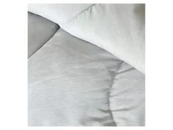 ABEIL Couette Temperee BICOLORE 220x240cm - Blanc + Gris Chine -Literie Magasin couette 8897345