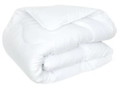 Couette Tempérée 140x200 Cm CARESSE Garnissage Polyester 375 G/m2