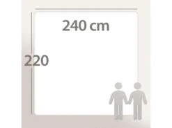 Couette été 240x220 Cm CARESSE Garnissage Polyester 180 G/m2 -Literie Magasin couette 8898411