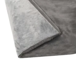 Couverture 100x150 Cm Fausse Fourrure De Lapin Gris Foncé -Literie Magasin couverture 100x150 cm fausse fourrure de lapin gris fonce 3666722496780 631105