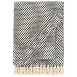 Couverture En Coton 160 X 210 Cm Bleu Marine