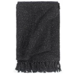 Couverture En Lurex 125 X 150 Cm Anthracite
