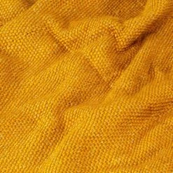 Couverture En Lurex 125 X 150 Cm Jaune Moutarde -Literie Magasin couverture en lurex 125 x 150 cm jaune moutarde 8718475734062 586896