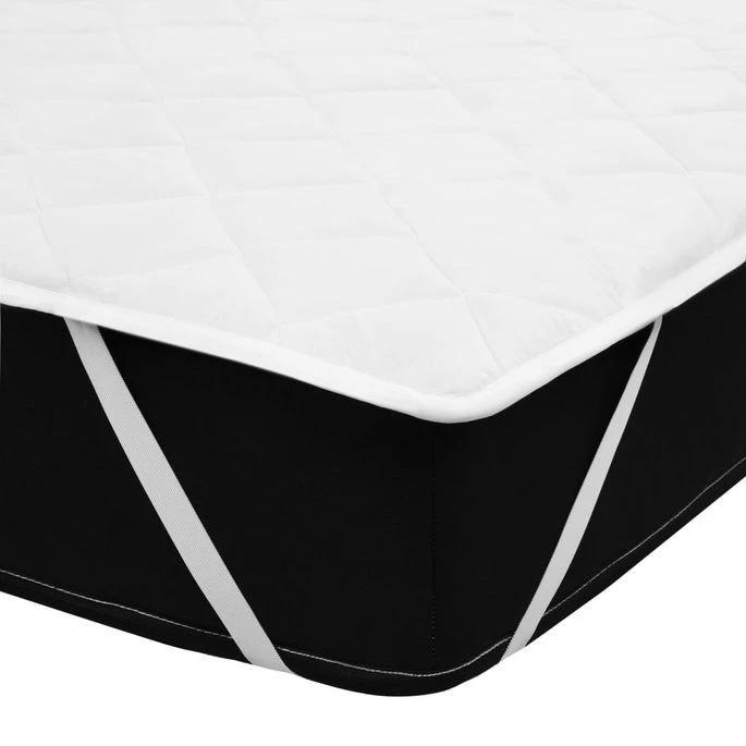 Couvre-matelas Matelassé Blanc 70x140 Cm Lourd 3 Couvre-matelas Matelassé Blanc 70x140 Cm Lourd – Image 3