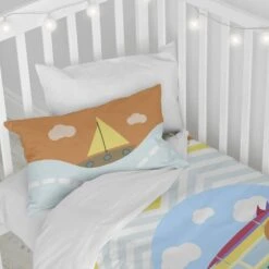 Surf Time Set Housse Couette 100x135 -Literie Magasin d3b60189cfde48a4b12450ecb5d0a96d