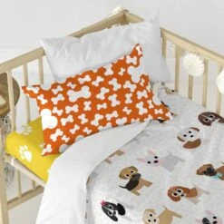 Dogs Set Housse Couette Berceau 100x135 -Literie Magasin d669693fecd940b2a4492a404d2b4b1d