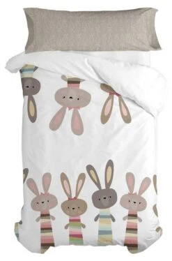 Rabbit Family Set Housse Couette 155x220