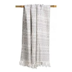 DEKO & CO Plaid Imprimé Galapagos - 130 X 150 Cm