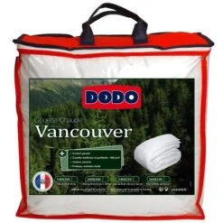 DODO Couette Chaude 400gr/m² VANCOUVER 200x200 Cm Blanc