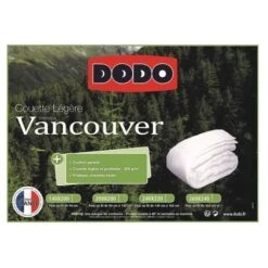 DODO Couette Légere Vancouver - 220 X 240 Cm - Blanc -Literie Magasin dodo couette legere vancouver 220 x 240 cm blanc 3307413282830 426117