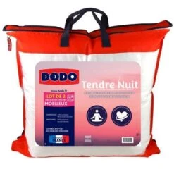 DODO Lot De 2 Oreillers Tendre Nuit - 60 X 60 Cm
