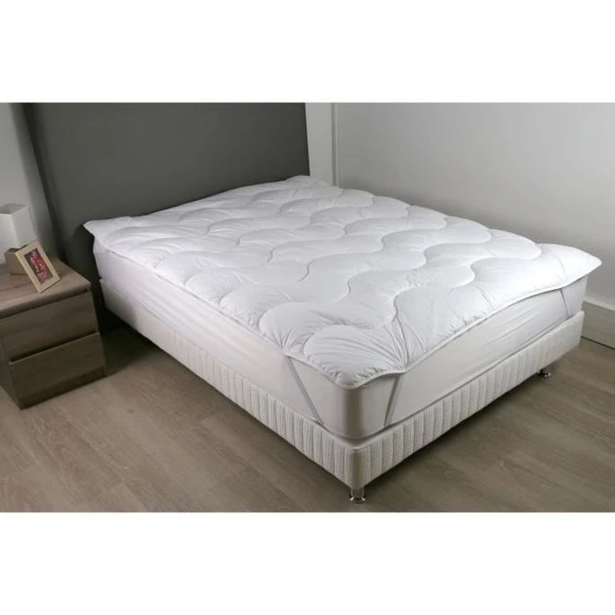 DODO Surmatelas 90 X 190 - Polyester Fibre Haute Technologie - Moelleux - CONTRY 1 DODO Surmatelas 90 X 190 - Polyester Fibre Haute Technologie - Moelleux - CONTRY