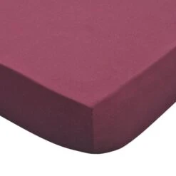 Drap-housse 2 Pcs Jersey De Coton 120x200-130x200 Cm Bordeaux -Literie Magasin drap housse 2 pcs jersey de coton 120x200 130x200 cm bordeaux 8718475960614 702800