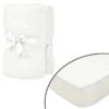 Drap-housse De Berceaux 4pcs Jersey Coton 60x120 Cm Blanc Cassé