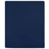 Drap-housse Jersey Bleu Marine 160x200 Cm Coton