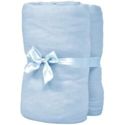 Drap-housse Pour Berceaux 4 Pcs Jersey De Coton 60x120 Cm Bleu -Literie Magasin drap housse pour berceaux 4 pcs jersey de coton 60x120 cm bleu 8718475605225 1269168