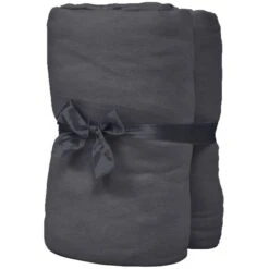 Drap-housse Pour Lit à Eau 2pcs 2 X 2 M Coton Jersey Anthracite -Literie Magasin drap housse pour lit a eau 2pcs 2 x 2 m coton jersey anthracite 8718475604891 1269107
