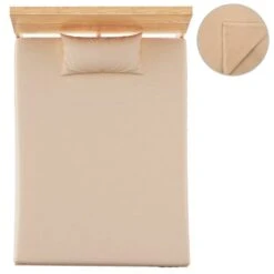 Draps De Lit 2 Pcs Polaire En Polyester 150x200 Cm Beige