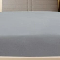 Draps-housses Jersey 2 Pcs Gris 160x200 Cm Coton -Literie Magasin draps housses jersey 2 pcs gris 160x200 cm coton 3666722819466 1456651