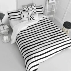 Stripes Housse De Couette 135/140x200 Cm 8 Stripes Housse De Couette 135/140x200 Cm -Literie Magasin e84bb4e2f8ee4c1cb210e056ded44fa6