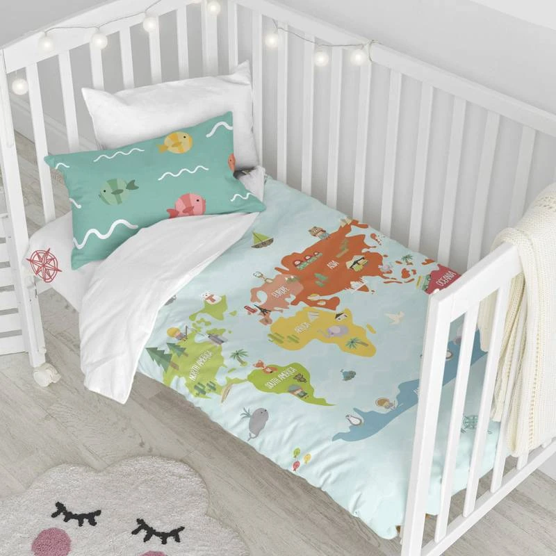 World Map Set Housse Couette 115x145 2 World Map Set Housse Couette 115x145 – Image 2