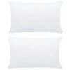Garnitures De Coussin 2 Pcs 60x40 Cm Blanc