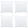 Garnitures De Coussin 4 Pcs 30x30 Cm Blanc