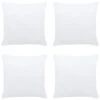 Garnitures De Coussin 4 Pcs 60x60 Cm Blanc
