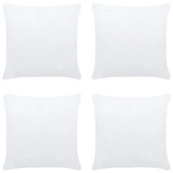 Garnitures De Coussin 4 Pcs 60x60 Cm Blanc