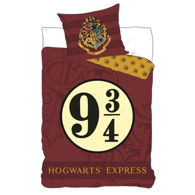 HARRY POTTER Parure De Couette Microfibre HOGWARTS EXPRESS 140x200 Cm + Taie D'oreiller 63x63 Cm 1 HARRY POTTER Parure De Couette Microfibre HOGWARTS EXPRESS 140x200 Cm + Taie D'oreiller 63x63 Cm