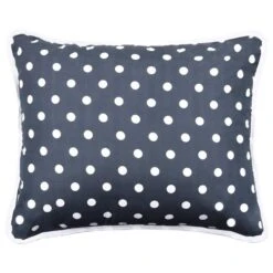 Jeu De Couette 3 Pcs Tissu Bleu Foncé 240x220/80x80 Cm -Literie Magasin jeu de couette 3 pcs tissu bleu fonce 240x220 80x80 cm 8719883686790 587553