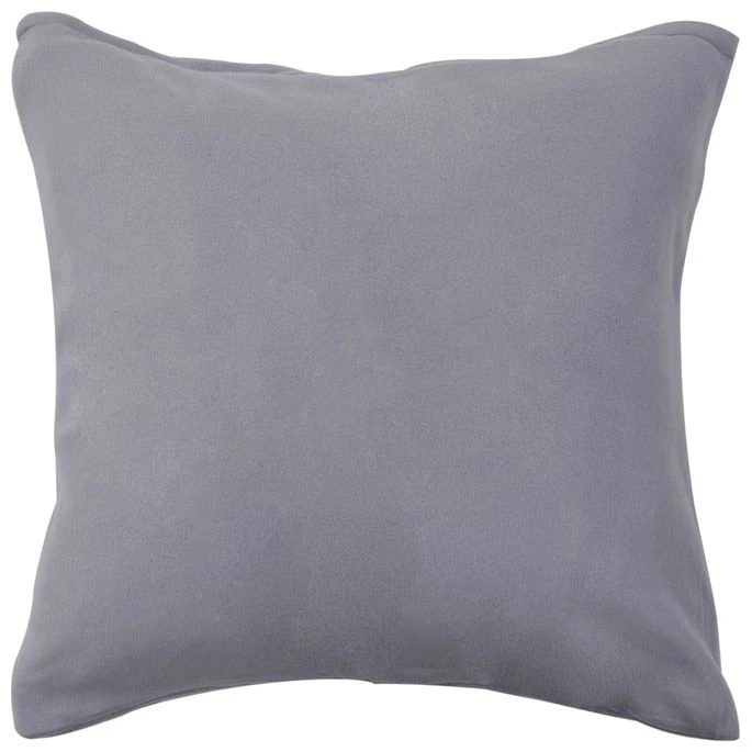 Jeu De Housse De Couette Molleton Gris 155x220/80x80 Cm 4 Jeu De Housse De Couette Molleton Gris 155x220/80x80 Cm – Image 4