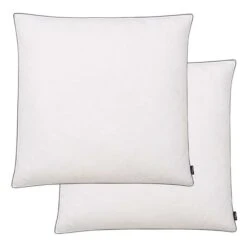 Oreiller 2 Pcs Remplissage De Duvet Léger 80 X 80 Cm Blanc