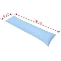 Oreiller De Corps 40 X 145 Cm Bleu -Literie Magasin oreiller de corps 40 x 145 cm bleu 3666722520171 586621