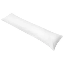 Oreiller De Dormeur Latéral 40 X 145 Cm Blanc