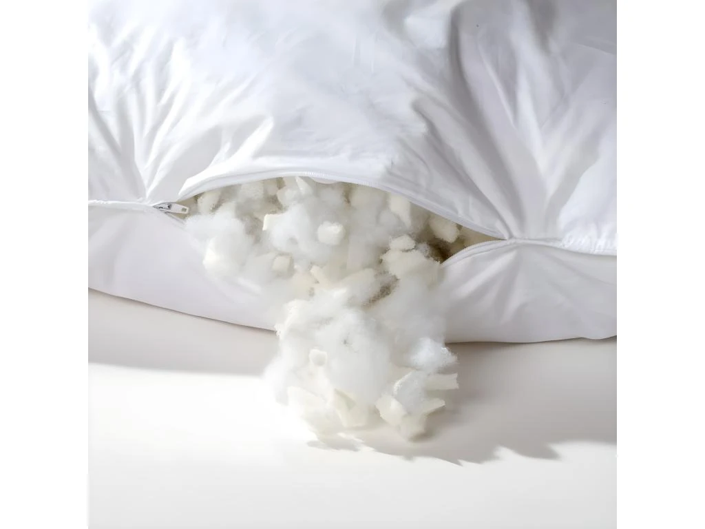 Lot De 2 Oreillers Mémoire De Forme Mixte Anti-acariens - Confort Réglable - 60x60cm 3 Lot De 2 Oreillers Mémoire De Forme Mixte Anti-acariens - Confort Réglable - 60x60cm – Image 3