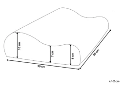 Oreiller En Mousse à Mémoire De Forme Et Gel 50 X 30 Cm MOCO -Literie Magasin oreiller 11388075