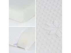 Oreiller 60x60 Cm ASCONA Mousse à Mémoire De Forme Visco -Literie Magasin oreiller 12254315