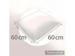 Oreiller 60x60 Cm ASCONA Mousse à Mémoire De Forme Visco -Literie Magasin oreiller 12254317