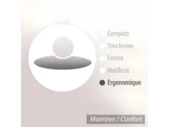 Oreiller 40x60 Cm PILO Visco-végétal à Mémoire De Forme -Literie Magasin oreiller 12254627