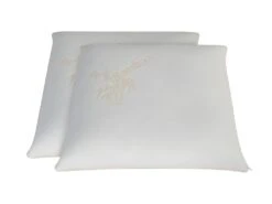 OLYMPE LITERIE | Lot De 2 Oreillers 60x60 Cm MDF | Mousse à Mémoire De Forme | Moelleux