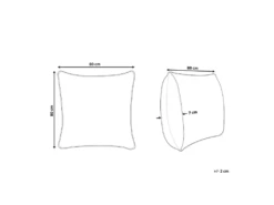 Oreiller En Polyester 80 X 80 Cm MANA 8 Oreiller En Polyester 80 X 80 Cm MANA -Literie Magasin oreiller 16219293