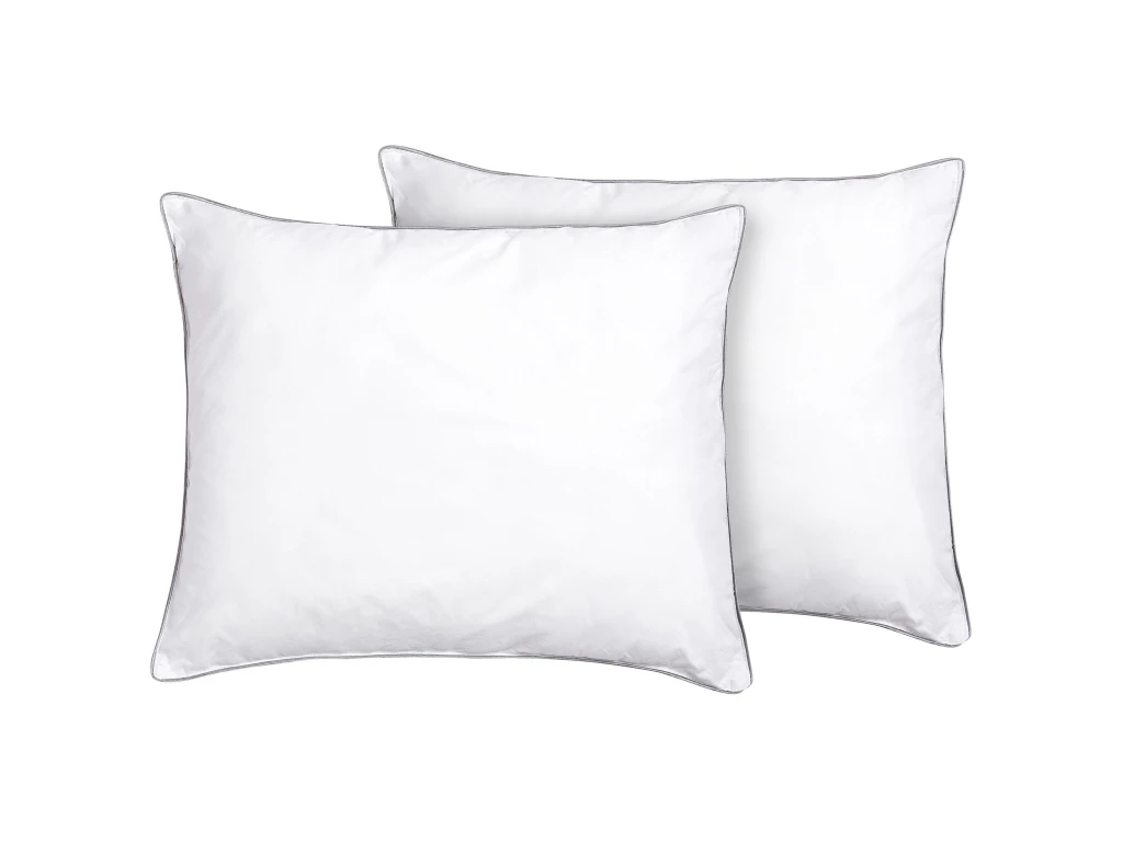 Lot De 2 Oreillers 50 X 60 Cm En Polyester DIRAN 1 Lot De 2 Oreillers 50 X 60 Cm En Polyester DIRAN