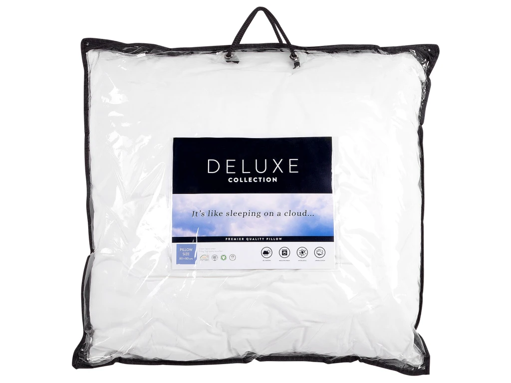 Lot De 2 Oreillers 50 X 60 Cm En Polyester DIRAN 7 Lot De 2 Oreillers 50 X 60 Cm En Polyester DIRAN – Image 7