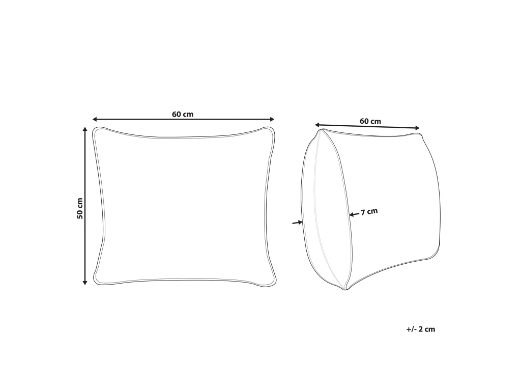Oreiller 50 X 60 Cm En Polyester DIRAN 3 Oreiller 50 X 60 Cm En Polyester DIRAN – Image 3