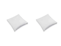 Lot De 2 Oreillers Microgel Moelleux Percale Simmons 65x65