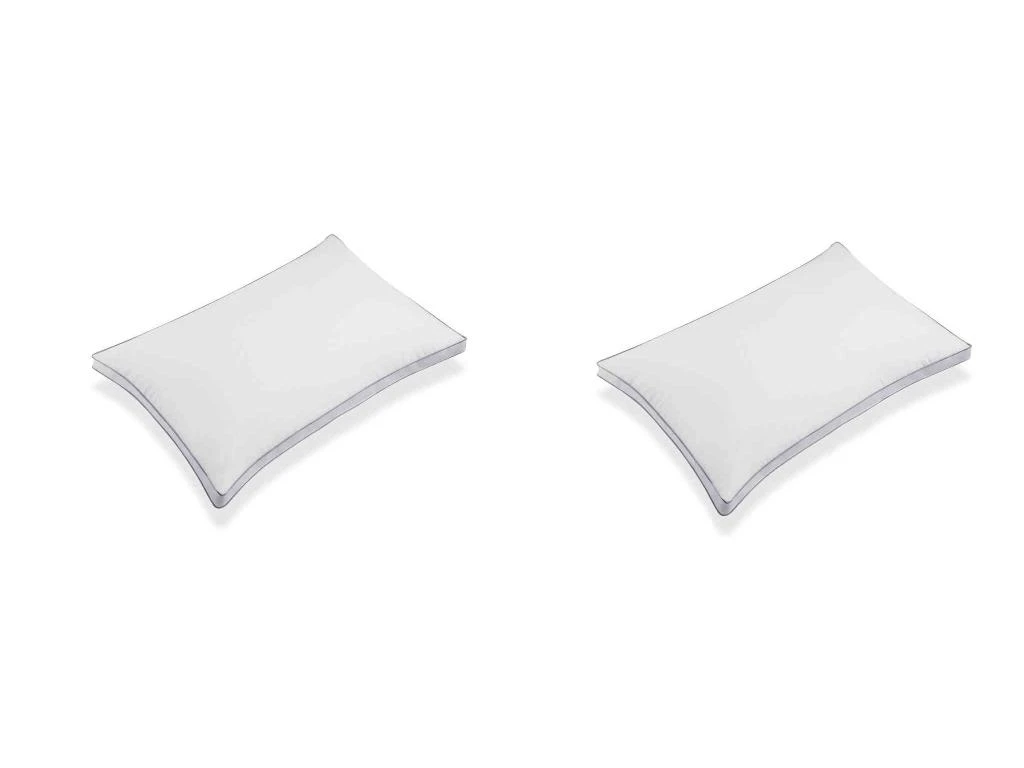 Lot De 2 Oreillers Microgel Moelleux Percale Simmons 50x70 4 Lot De 2 Oreillers Microgel Moelleux Percale Simmons 50x70 – Image 4