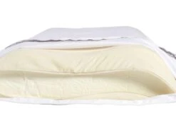 Lot De 2 Oreillers Ergonomiques Mousse Mémoire Végétale Et Taies D'oreillers Percale Someo 40x60 -Literie Magasin oreiller 21842531